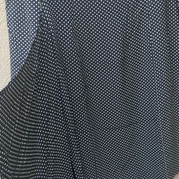 Cordier Vintage Wrap Midi Dress Italy Quiet Luxury Micro Print Midi Dress. - Picture 6 of 12